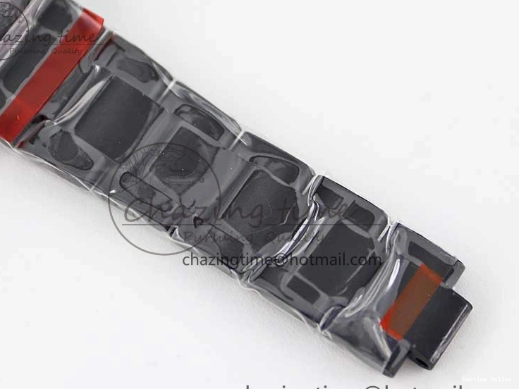 0515 Functional Daytona All Black PVD TWF Best Edition Rainbow Diamonds Bezel Black Dial on PVD Bracelet A 2449